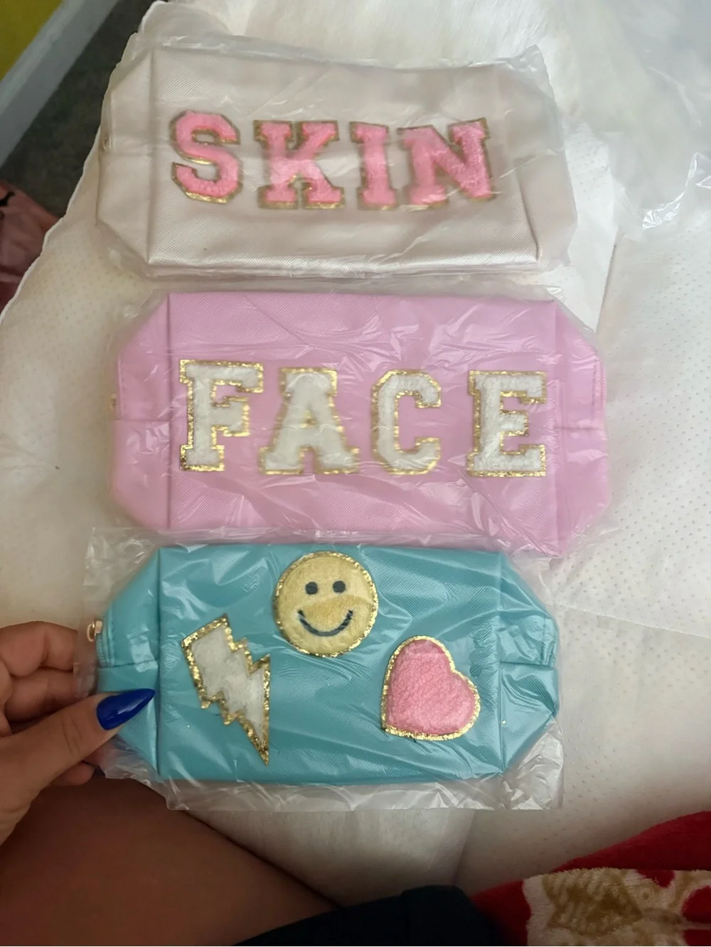 Blue and Pink Party Favor Pack with Smile & Heart Accents